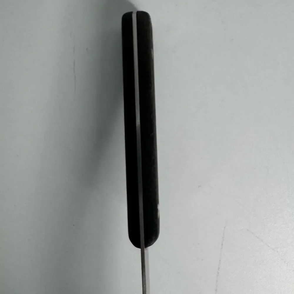 Vintage Flint Arrowhead Ladle Stainless Steel Riveted Black Composite Handle USA
